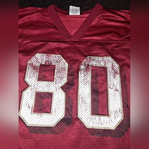 Vintage NFL #80 Jerry Rice San Francisco 49ers logo atheltic football jersey - Picture 14 of 16